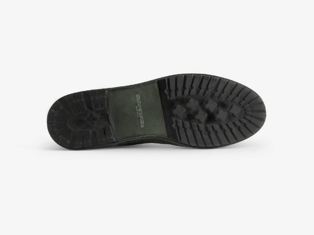 Paolo Sartori Art.Tenny1 Sneakers In Pelle Anticata Muschio Soddisfazione Garantita