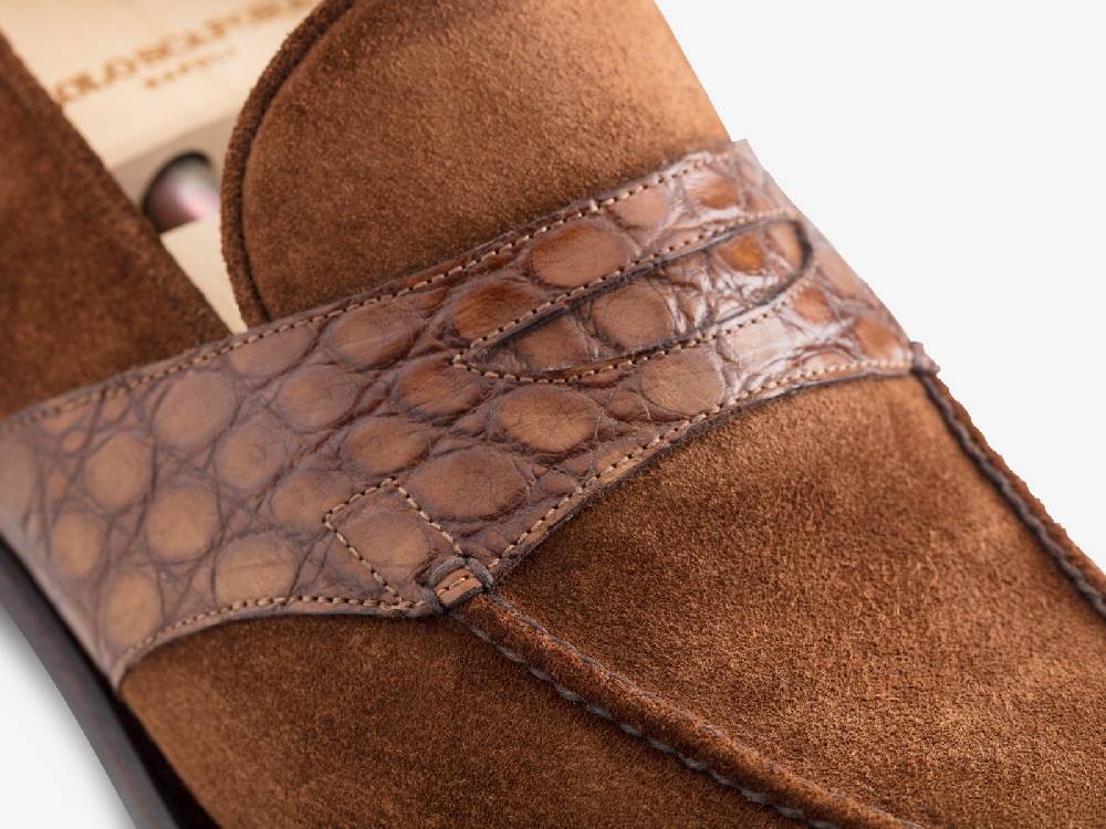 Paolo Sartori Art. 726 Loafer in Suede Snuff Novità
