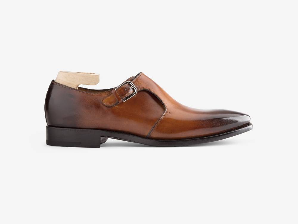Paolo Sartori Art.655 Mono Fibbia in pelle Anticata Cognac Hotsell