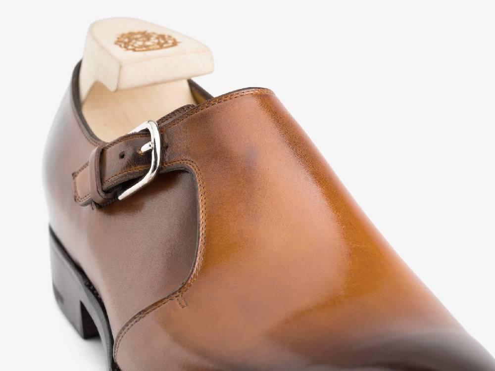 Paolo Sartori Art.655 Mono Fibbia in pelle Anticata Cognac Hotsell