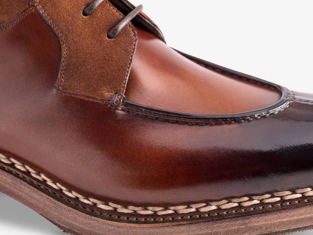 Paolo Sartori Art. 795 Boots in Antiqued Amalfi Leather Promozione