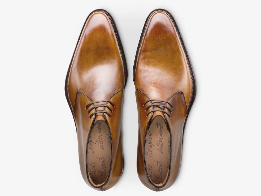 Paolo Sartori Art.St54 Desert Boot in Pelle Anticata Ravello Negozi Online