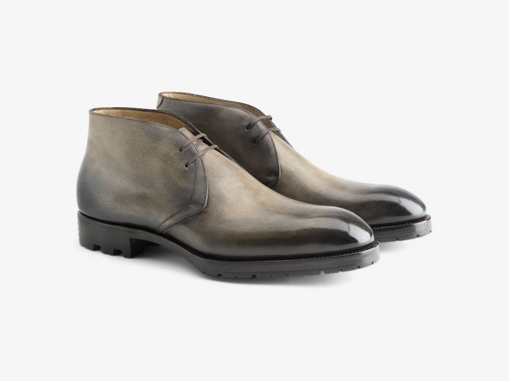 Paolo Sartori Art. 512 Desert Boot in Pelle Anticata Verdegris Acquista Ora