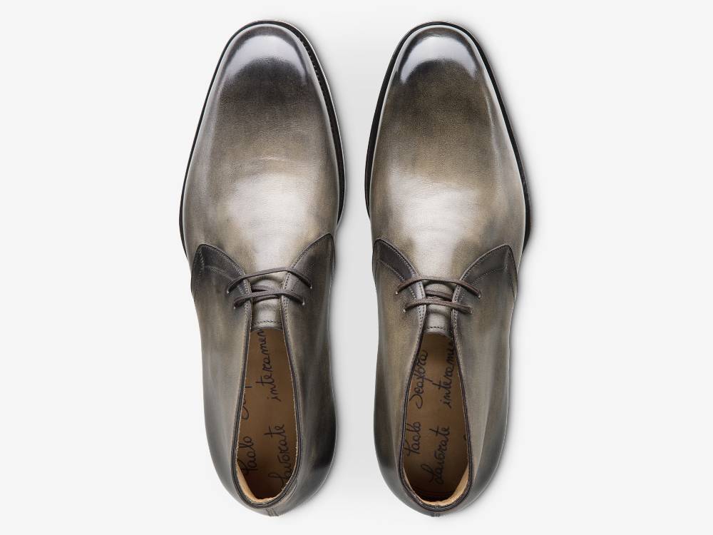 Paolo Sartori Art. 512 Desert Boot in Pelle Anticata Verdegris Acquista Ora