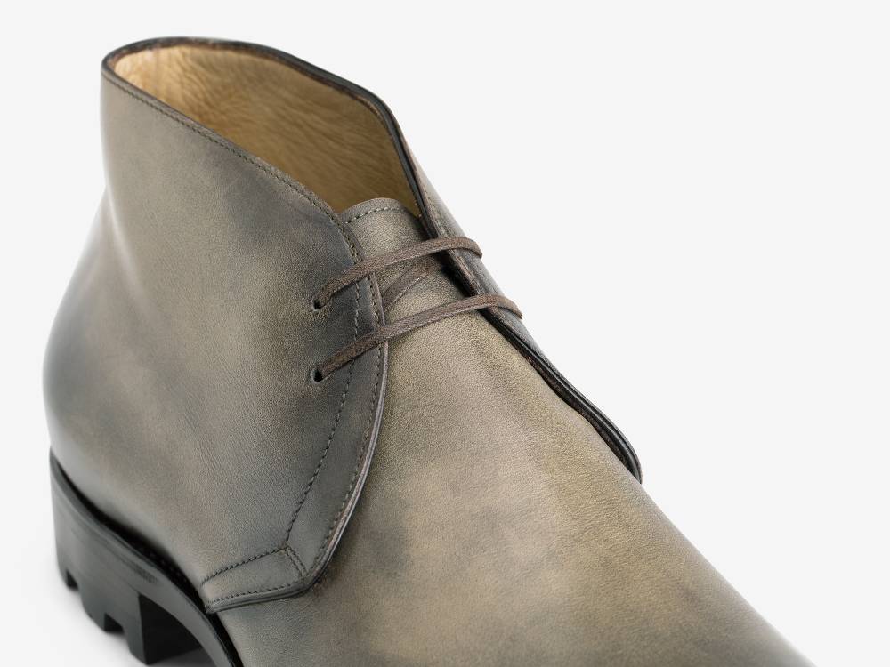 Paolo Sartori Art. 512 Desert Boot in Pelle Anticata Verdegris Acquista Ora