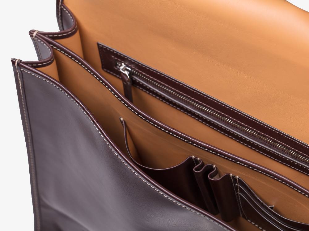 Paolo Sartori Briefcase Briefcase in pelle Anticata Vietri Consegna Veloce