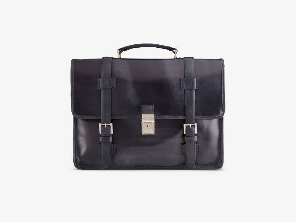 Paolo Sartori Briefcase Briefcase in pelle Anticata Furore Promozione Limitata