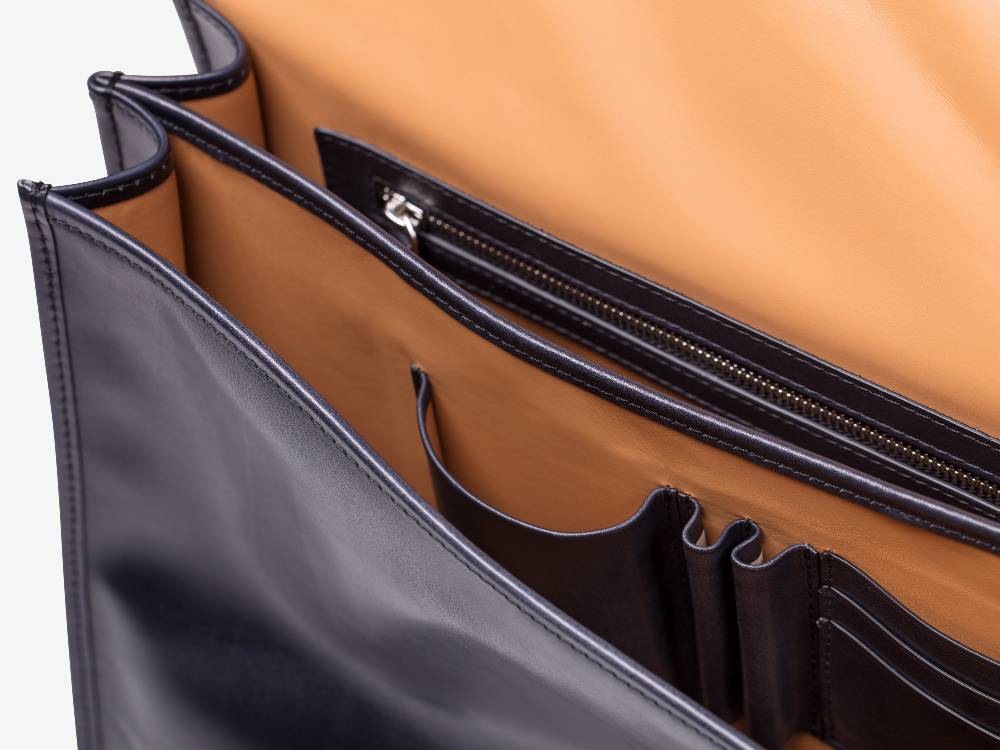 Paolo Sartori Briefcase Briefcase in pelle Anticata Furore Promozione Limitata