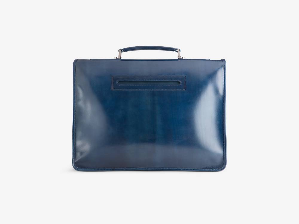 Paolo Sartori Briefcase Briefcase in pelle Anticata Oceano Fino Al -60%