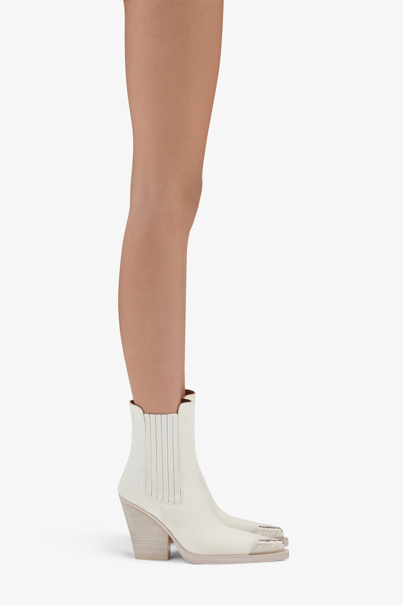 Paris Texas DALLAS EMBELLISHED TOE ANKLE BOOT Vendita Economica