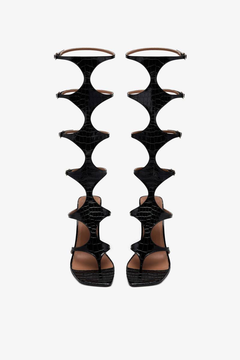 Paris Texas Uma Knee High Sandal In Saldo