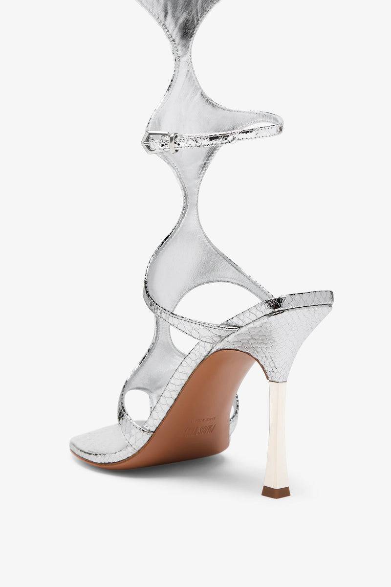 Paris Texas Uma Knee High Sandal In Linea