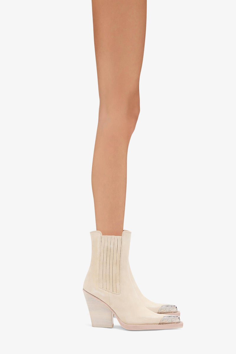 Paris Texas Dallas Embellished Toe Ankle Boot Vendita
