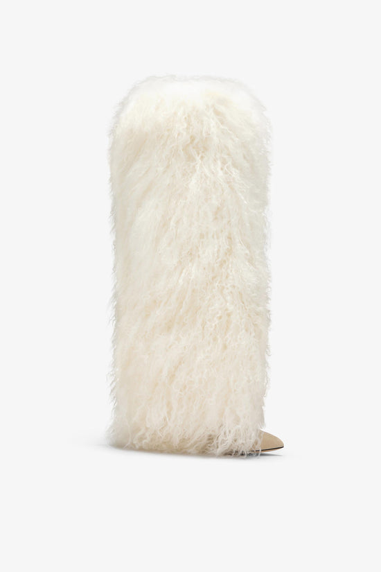 Paris Texas Furry Stiletto Boot