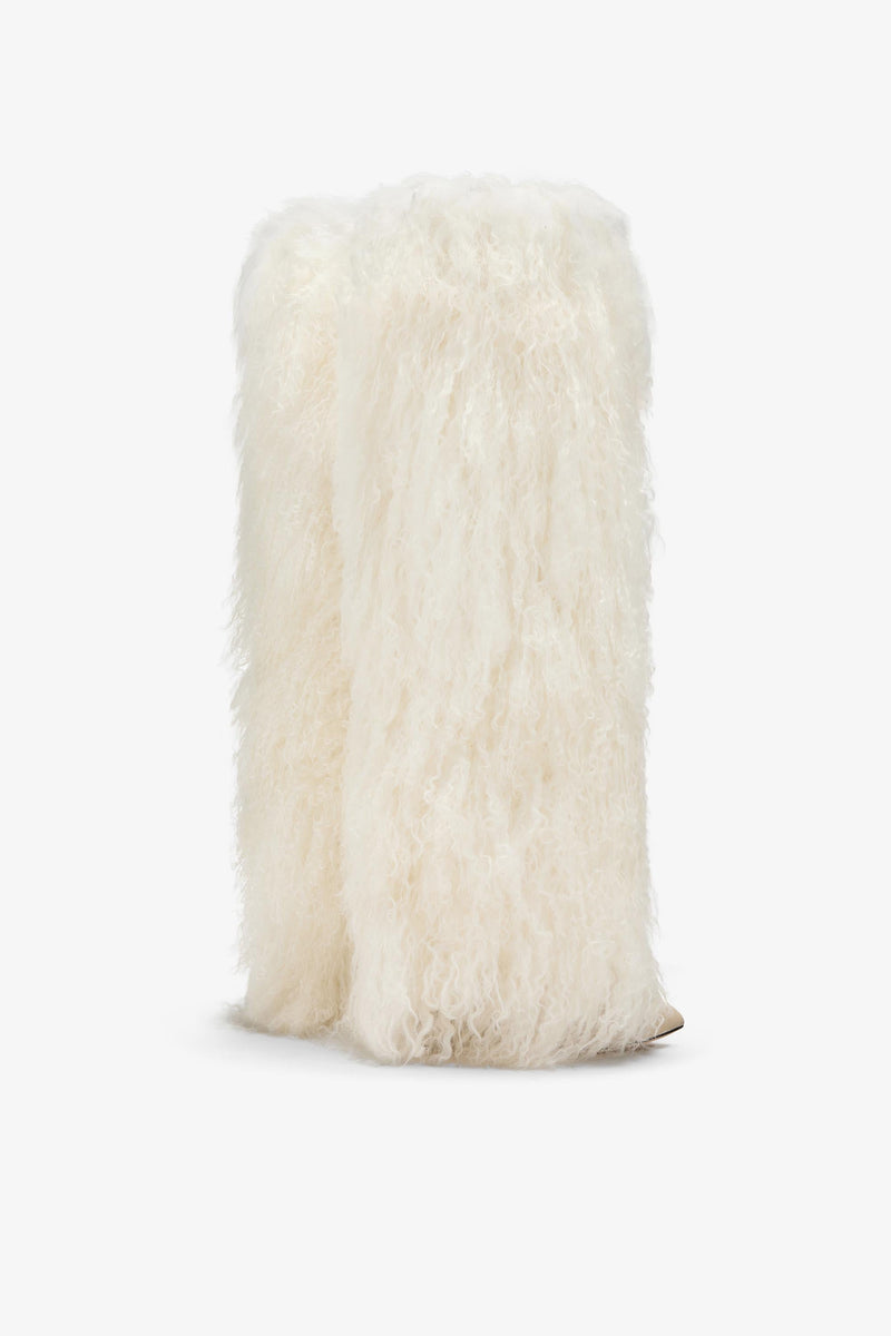 Paris Texas Furry Stiletto Boot Nuovo