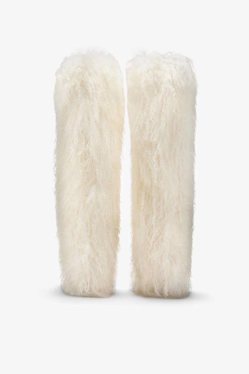 Paris Texas Furry Stiletto Boot Nuovo