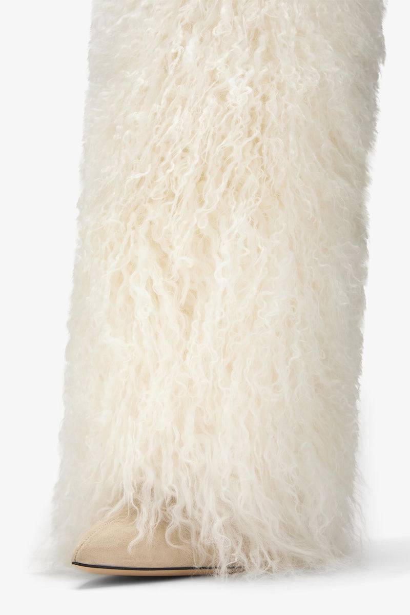 Paris Texas Furry Stiletto Boot Nuovo