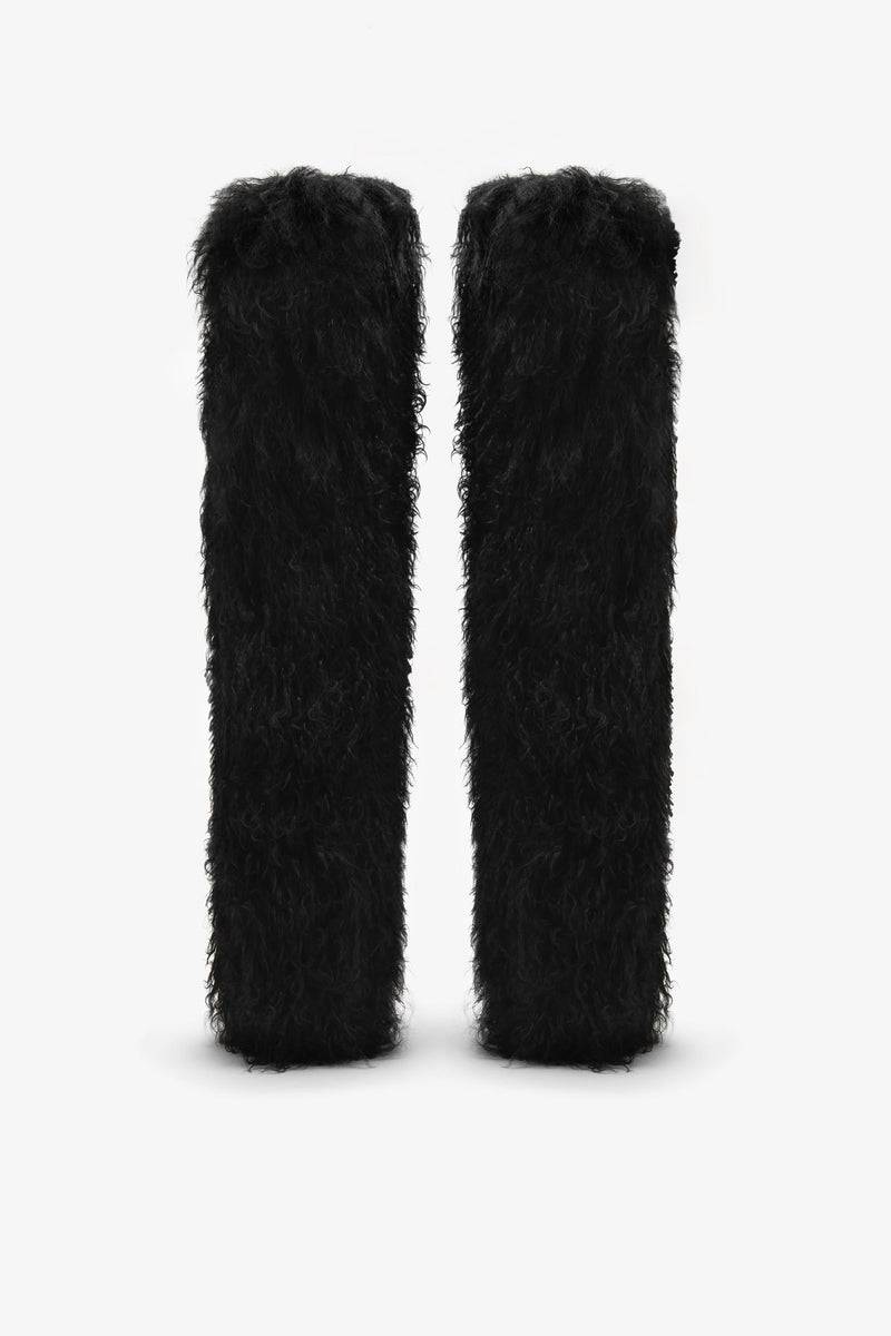 Paris Texas FURRY STILETTO BOOT Qualità