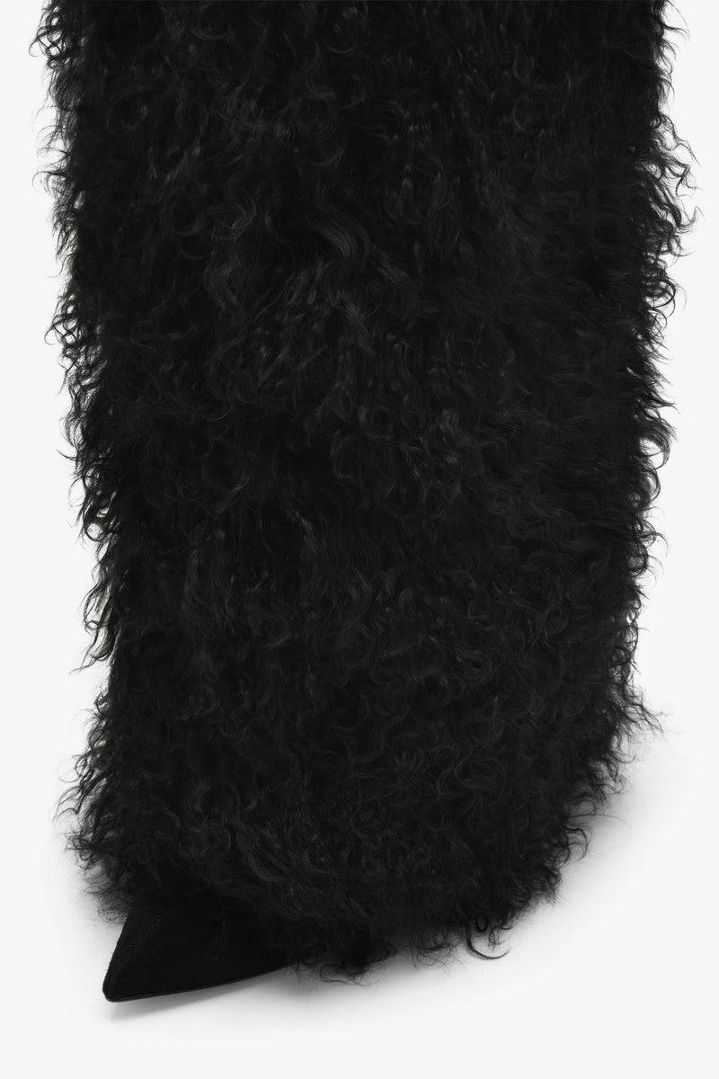 Paris Texas FURRY STILETTO BOOT Qualità