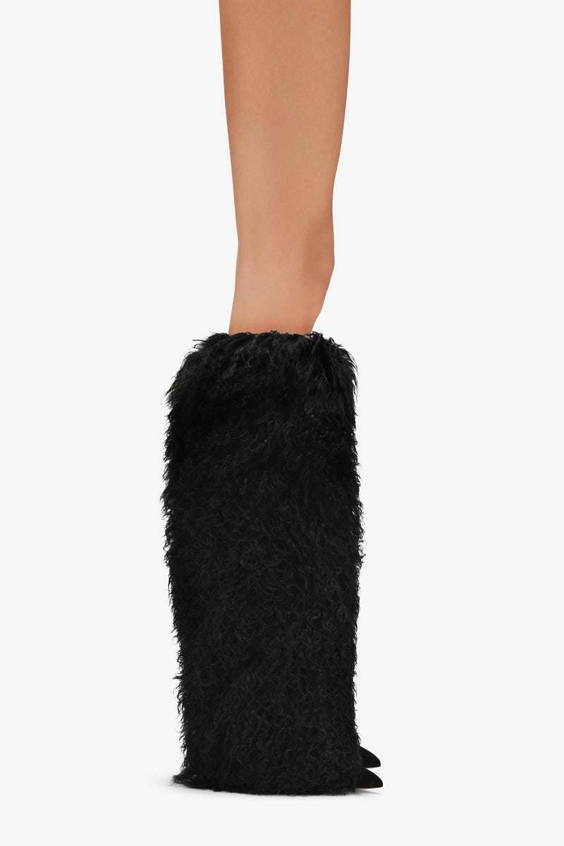 Paris Texas FURRY STILETTO BOOT Qualità