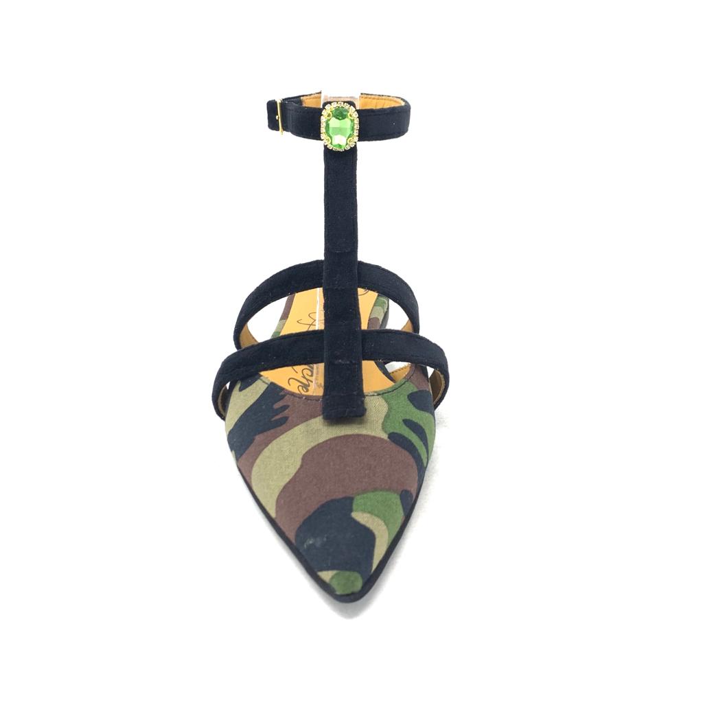 Passion Blanche Bibì camouflage e vell nero + pietra verde Soddisfazione Garantita