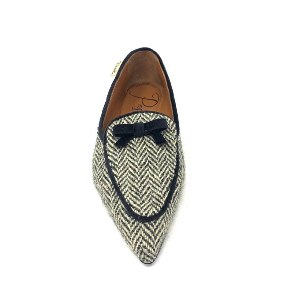 Passion Blanche Grace Tweed Lana Bianca-Nera Saldi Di Fabbrica