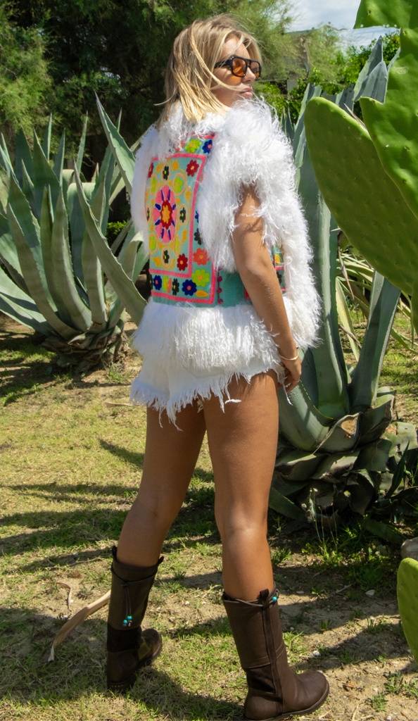 Passion Blanche GILET INDIA MONGOLIA BIANCA Hotsell
