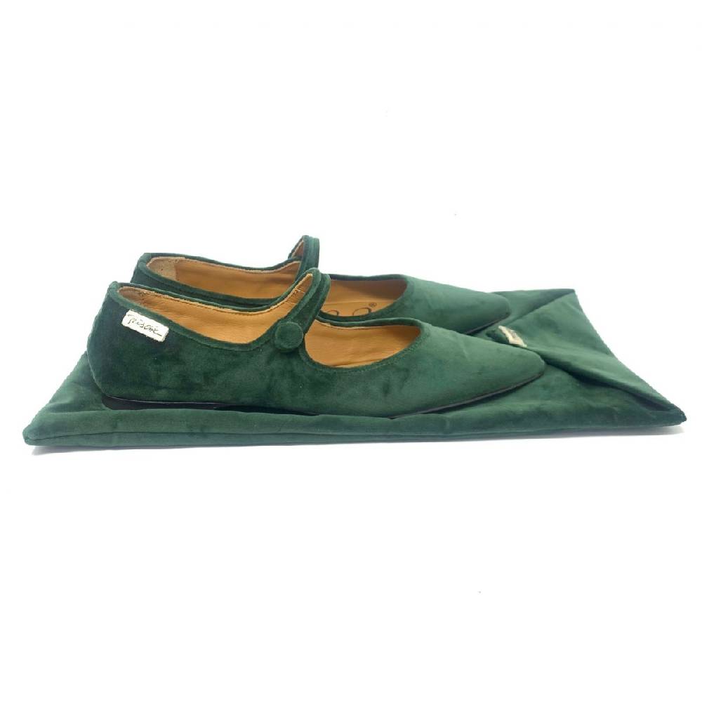 Passion Blanche Sophia velluto verde Pezzi Unici