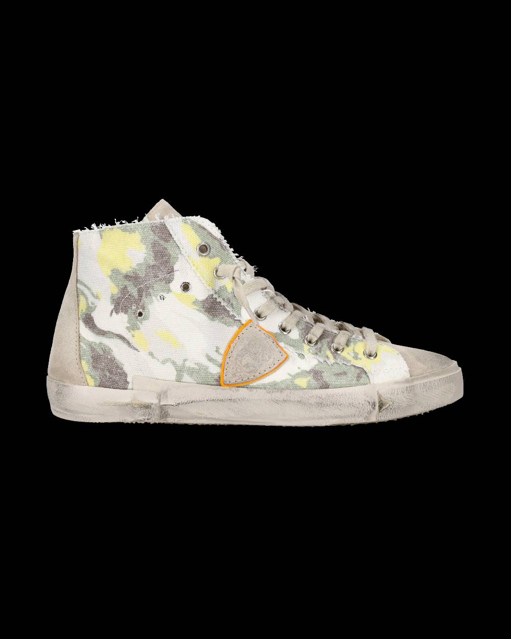 Philippe Model Sneaker alta Prsx uomo - verde e giallo Vendite Flash
