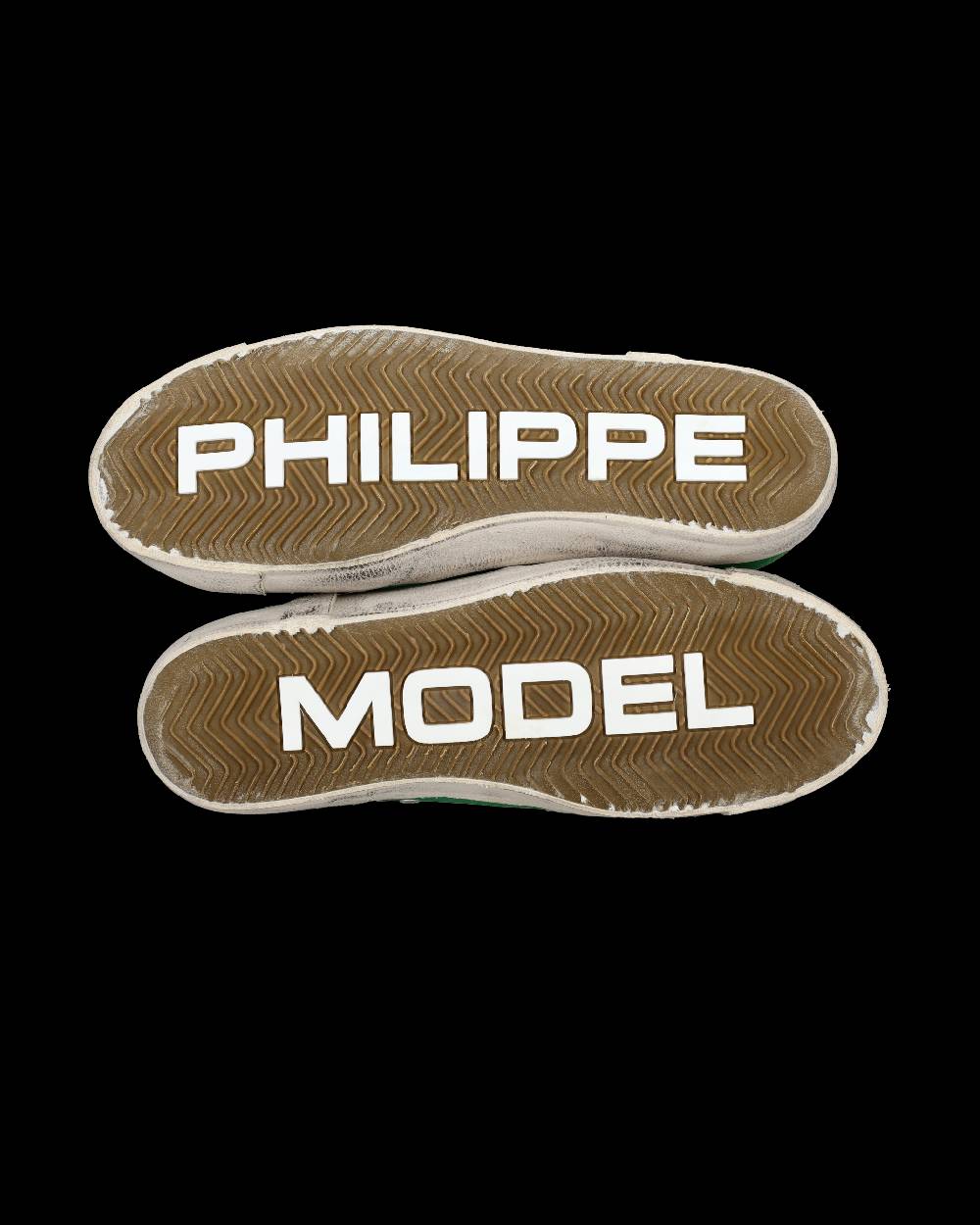 Philippe Model Sneaker basse Prsx uomo - verde e argento Nuova