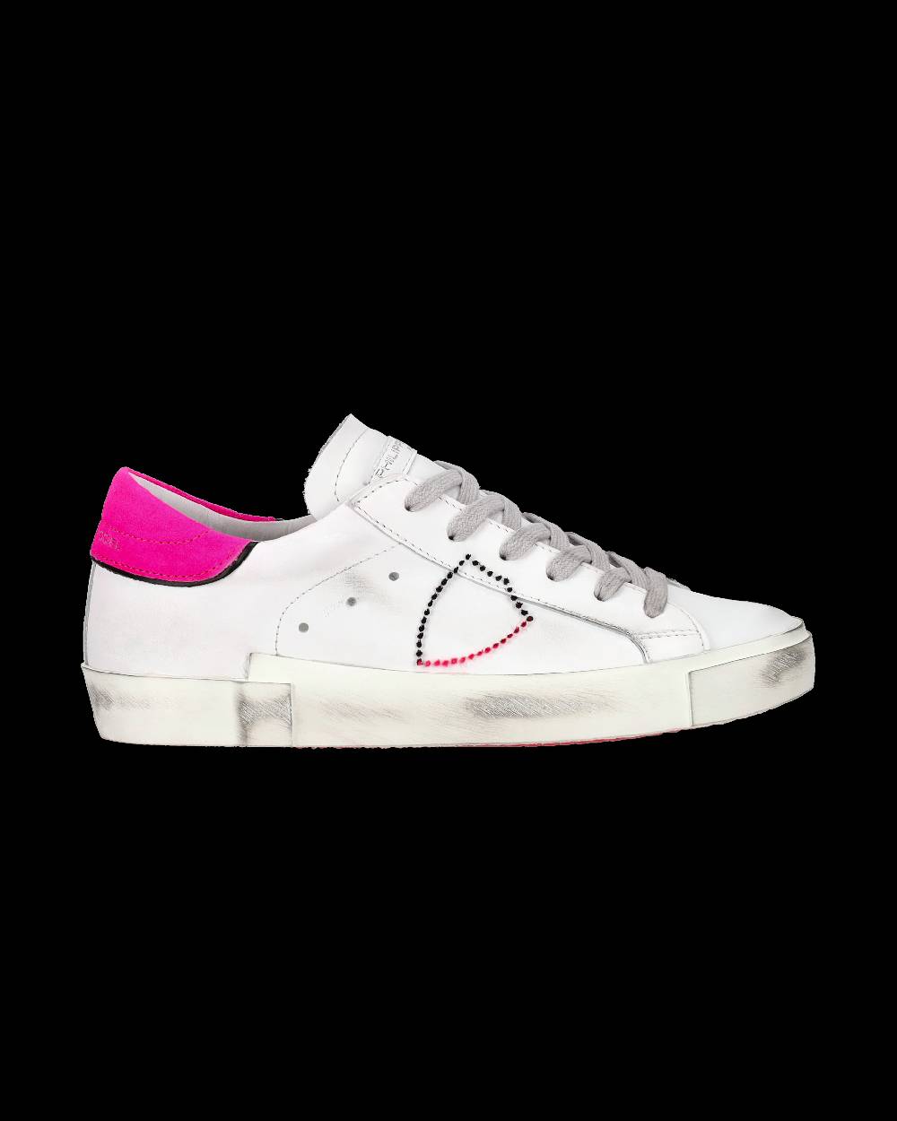 Philippe Model Sneaker bassa PRSX donna - bianco e fucsia Moda
