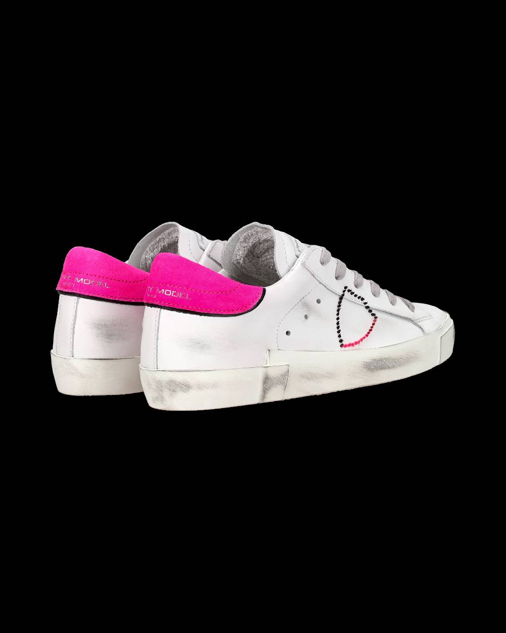 Philippe Model Sneaker bassa PRSX donna - bianco e fucsia Moda
