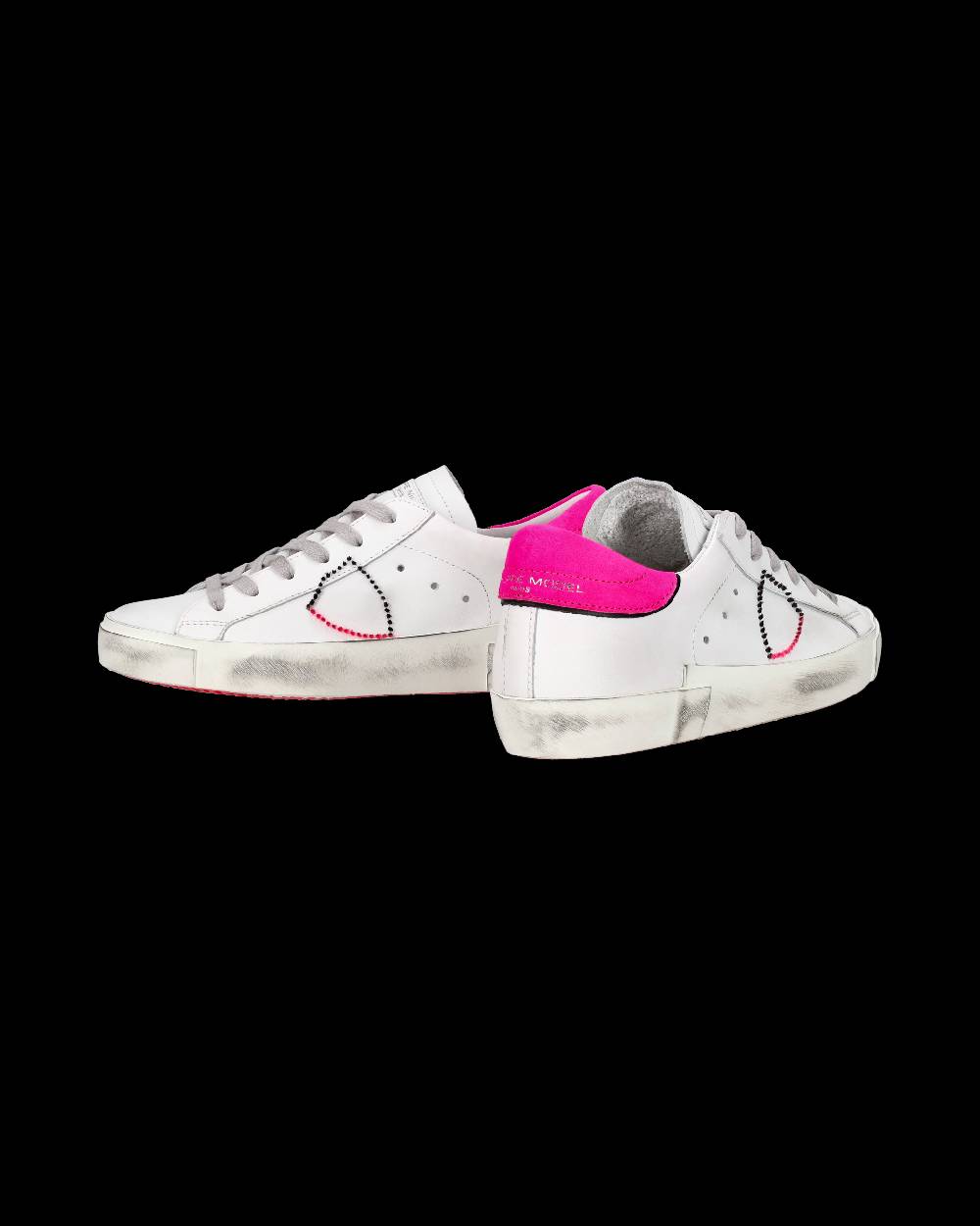 Philippe Model Sneaker bassa PRSX donna - bianco e fucsia Moda