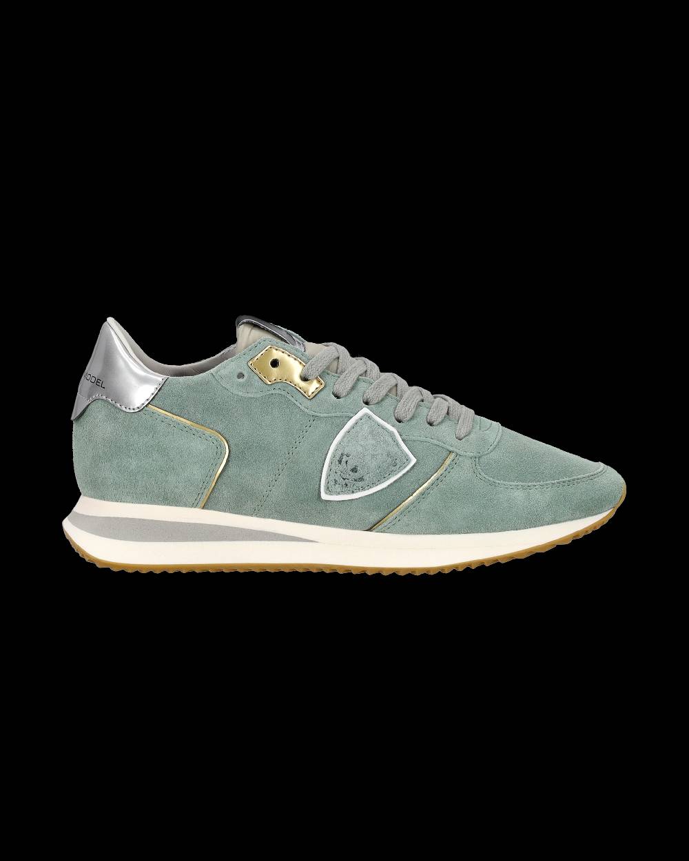 Philippe Model Sneaker casual Trpx da donna in pelle scamosciata - Turchese Qualità