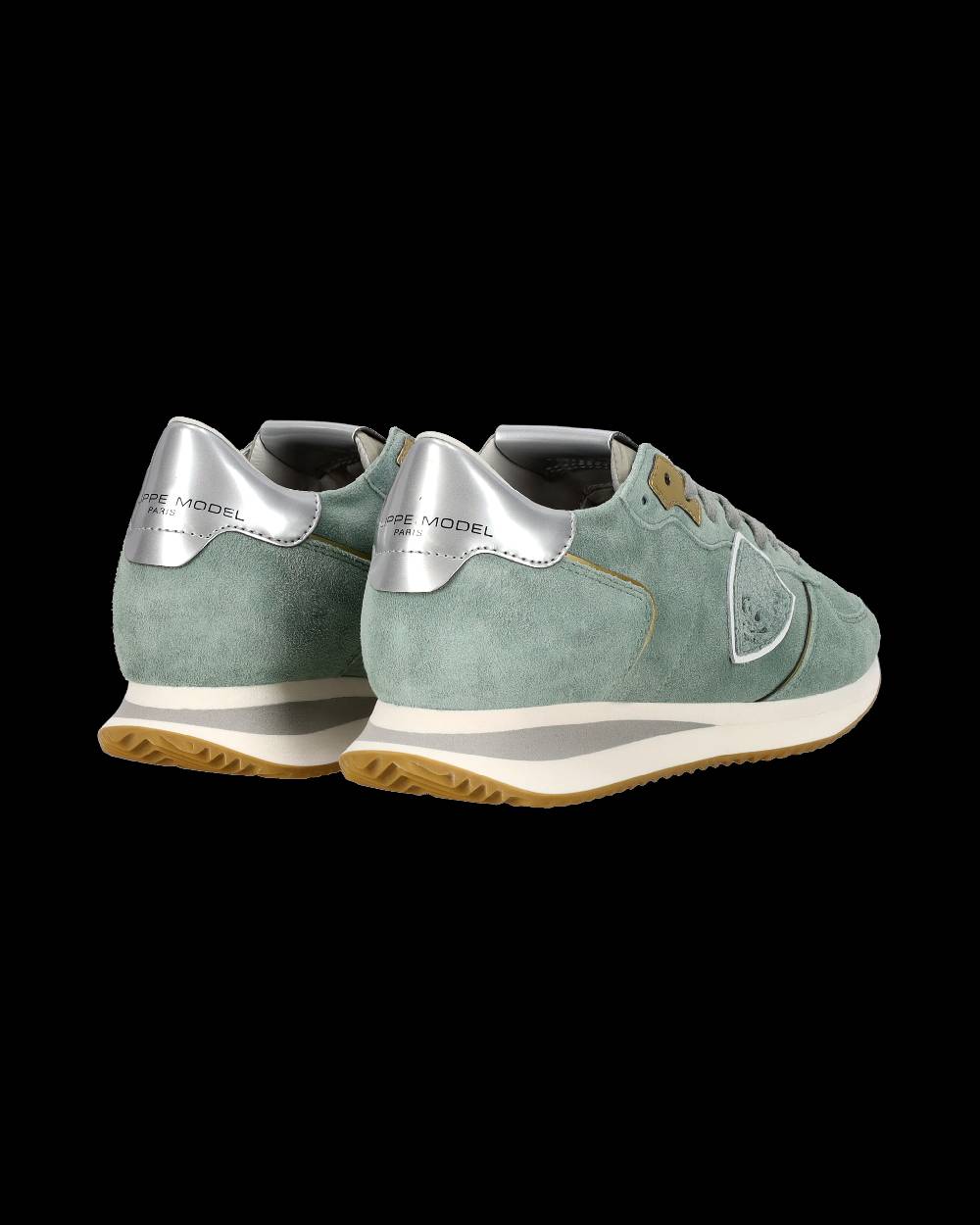Philippe Model Sneaker casual Trpx da donna in pelle scamosciata - Turchese Qualità