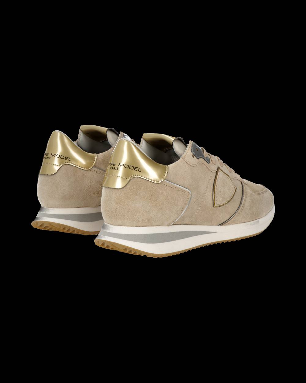 Philippe Model Sneaker bassa Trpx donna - beige e oro Vendita