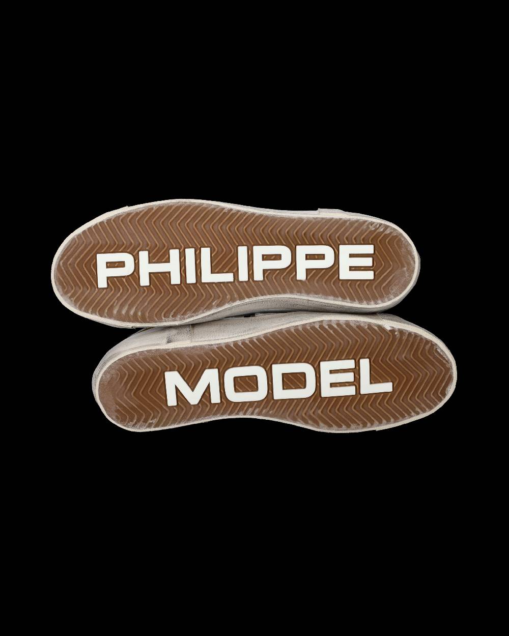 Philippe Model Sneaker basse Paris uomo - bianco e senape Pezzi Unici