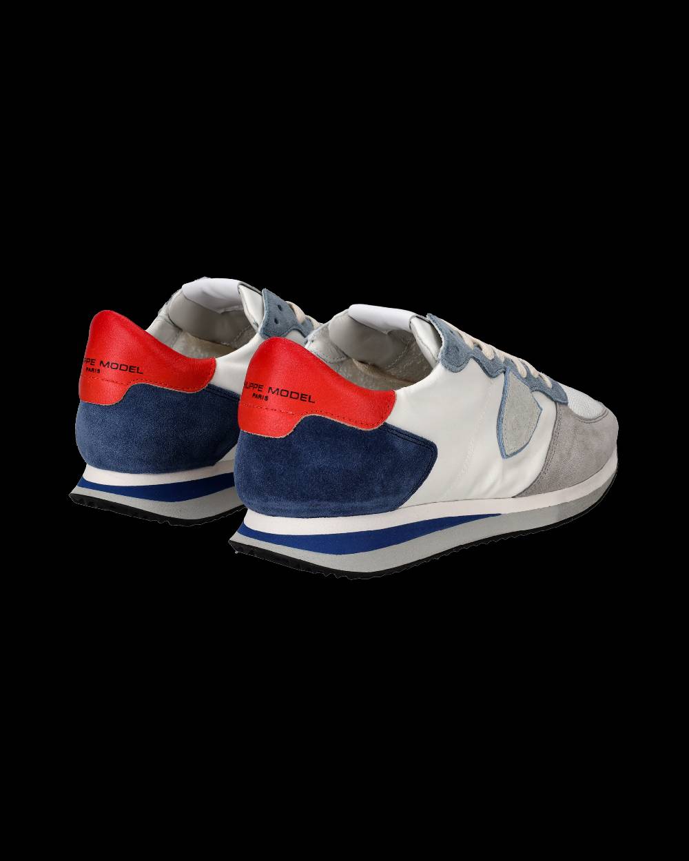 Philippe Model Sneakers Trpx da Uomo Bianche e Denim in Tessuto Tecnico Soddisfazione Garantita