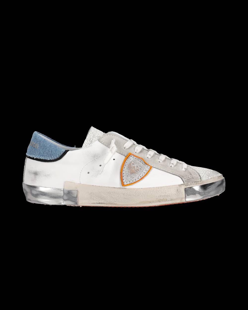 Philippe Model Sneaker basse Prsx uomo - bianco e azzurro Promozione Limitata