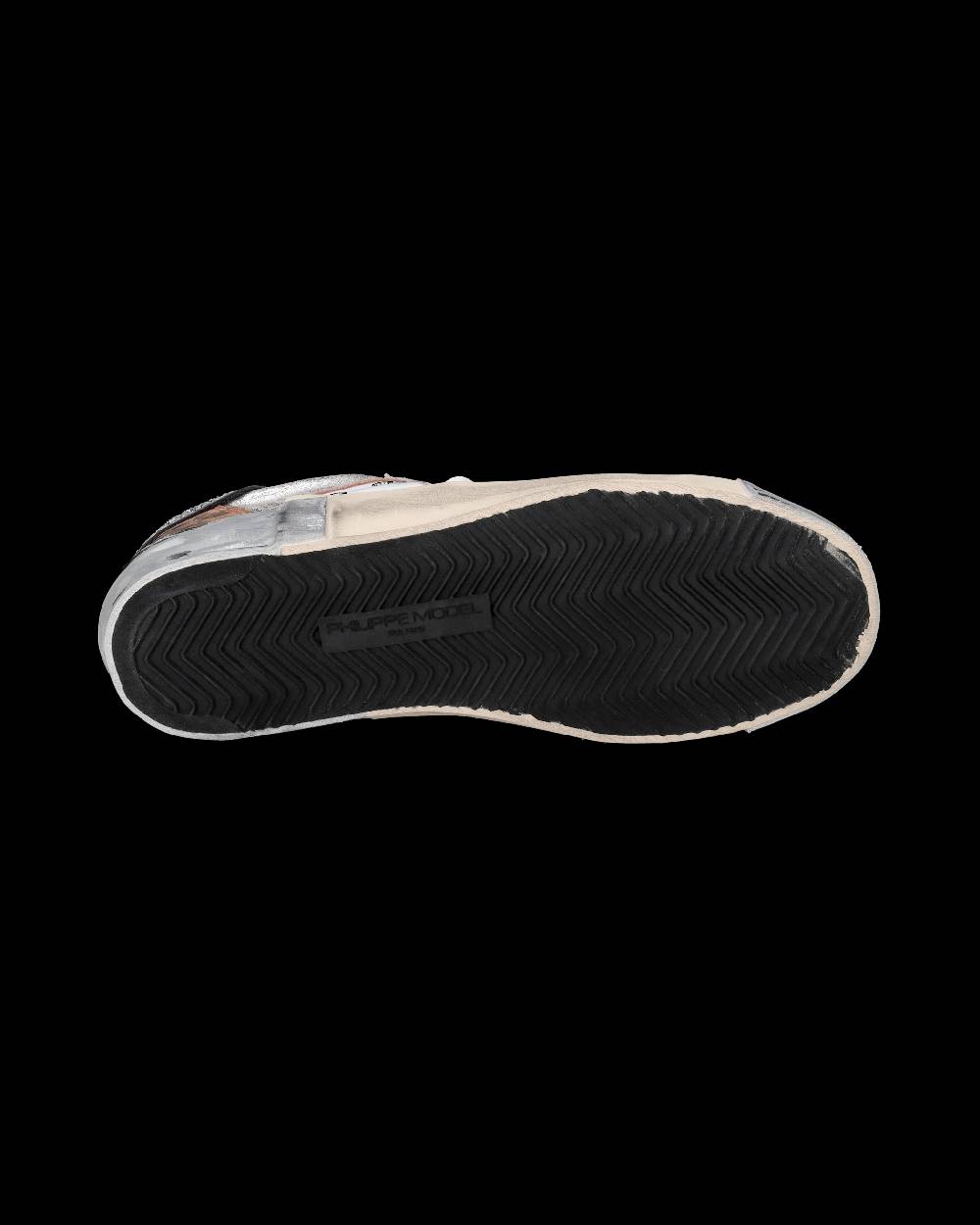 Philippe Model Sneaker basse Paris donna - glitter rosa e bianco Fino Al -60%