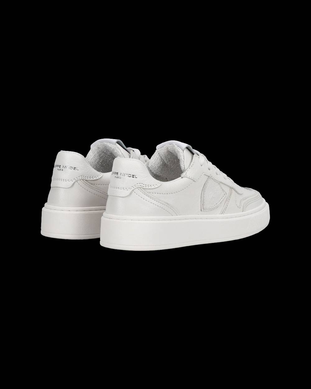 Philippe Model Sneakers basse Junior Nice in pelle, Bianco Shopping Online