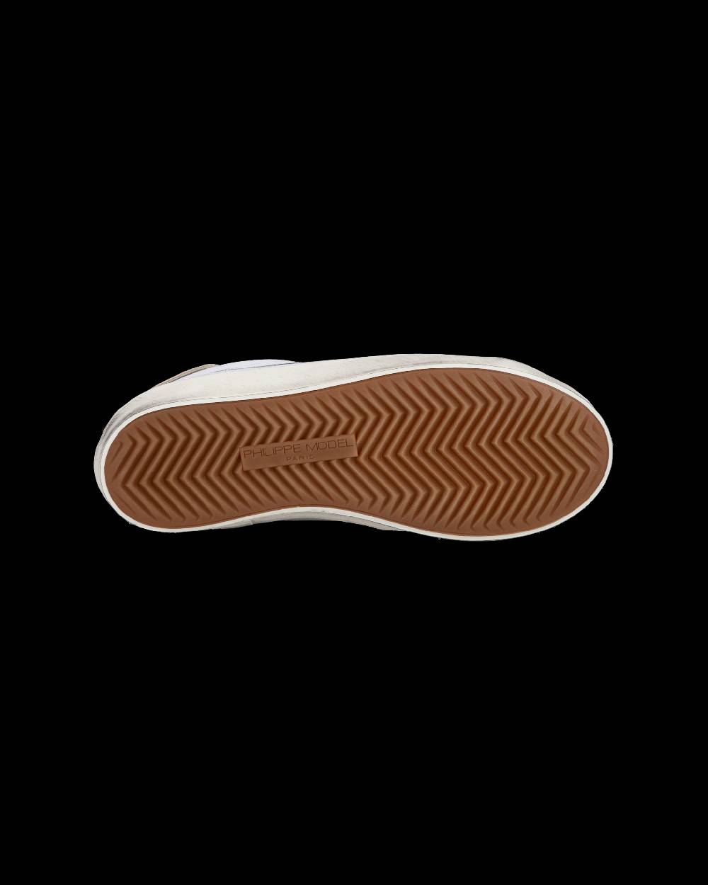 Philippe Model Sneakers basse Paris da Bambino in pelle, Bianco Azzurro Offerta