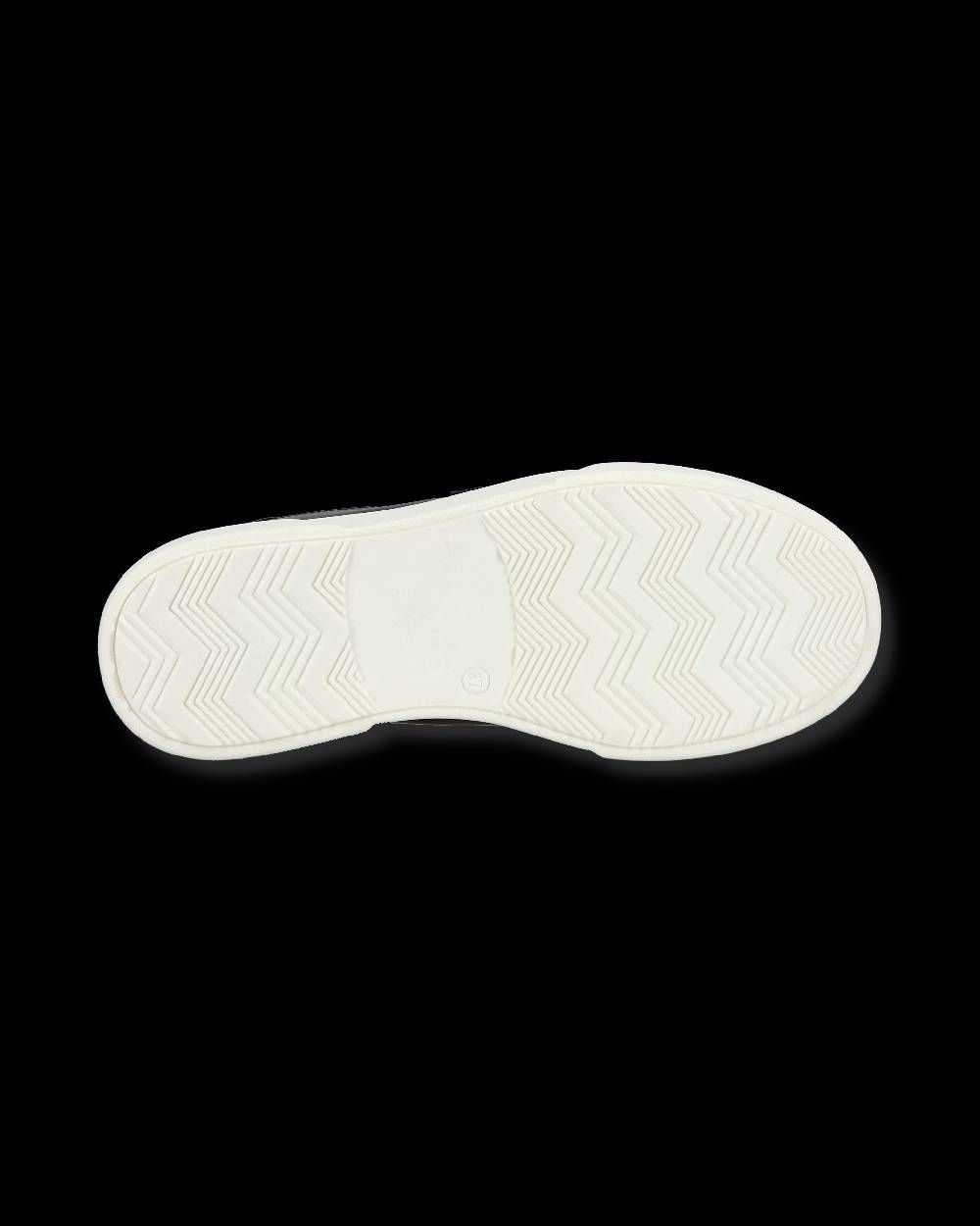 Philippe Model Junior Temple Low-Top Sneakers in Leather, Black White Negozio