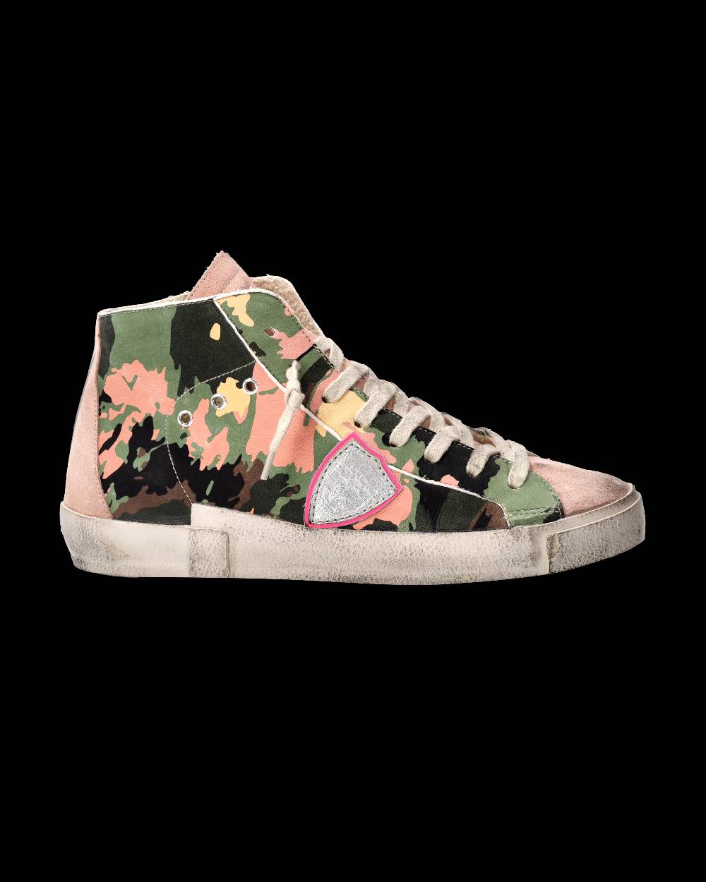 Philippe Model Sneaker Prsx Donna, Verde e Fucsia Nuova