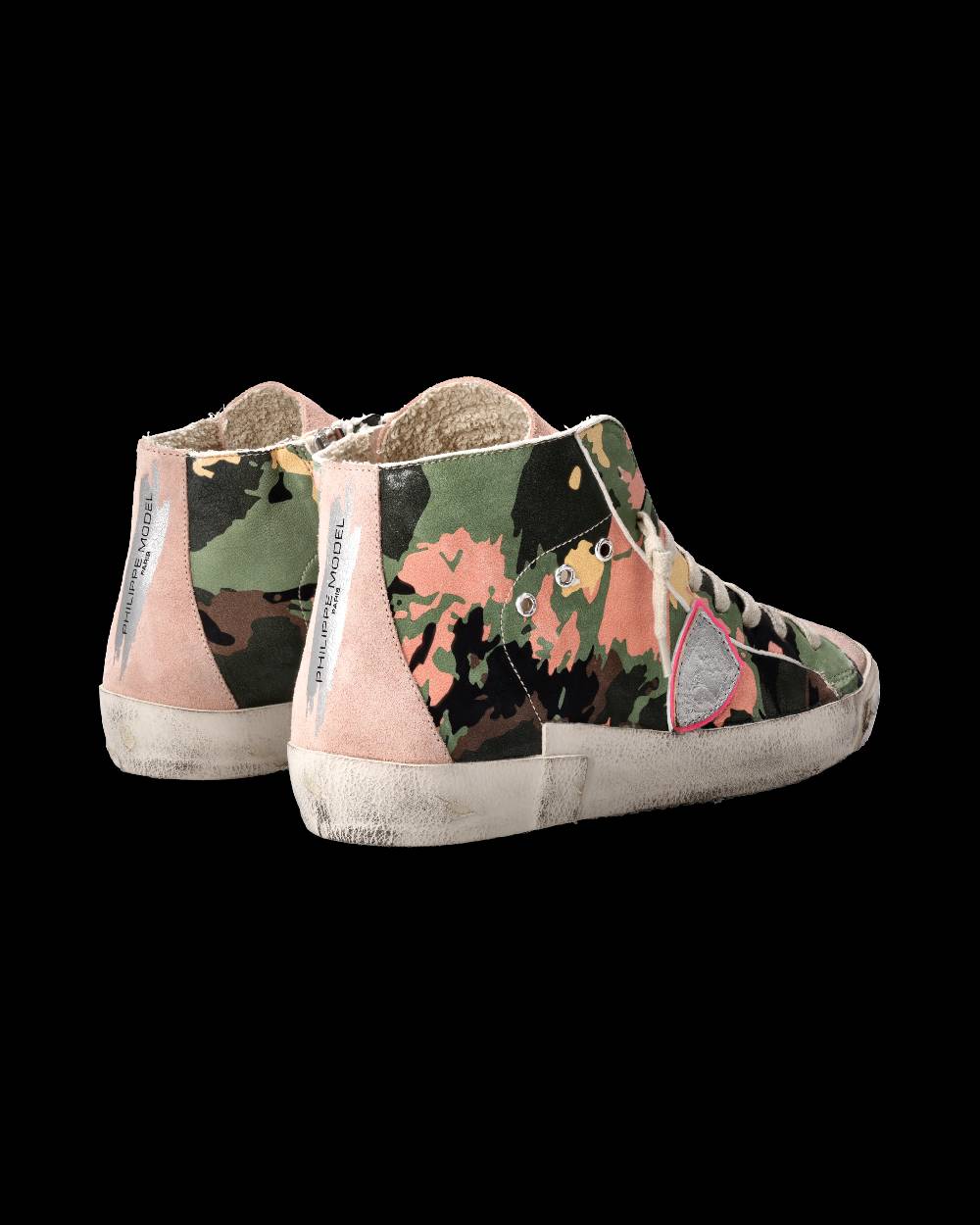 Philippe Model Sneaker Prsx Donna, Verde e Fucsia Nuova
