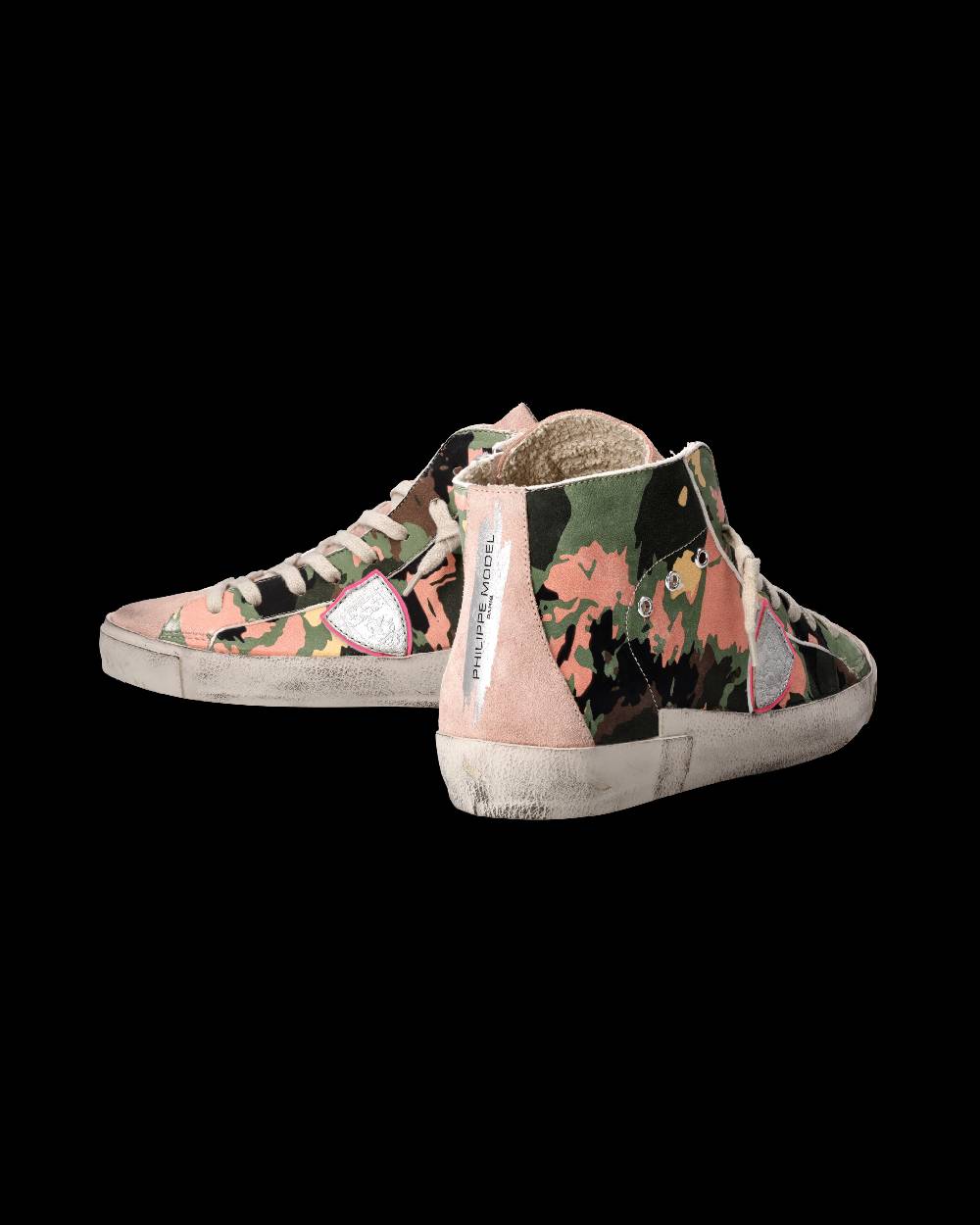 Philippe Model Sneaker Prsx Donna, Verde e Fucsia Nuova