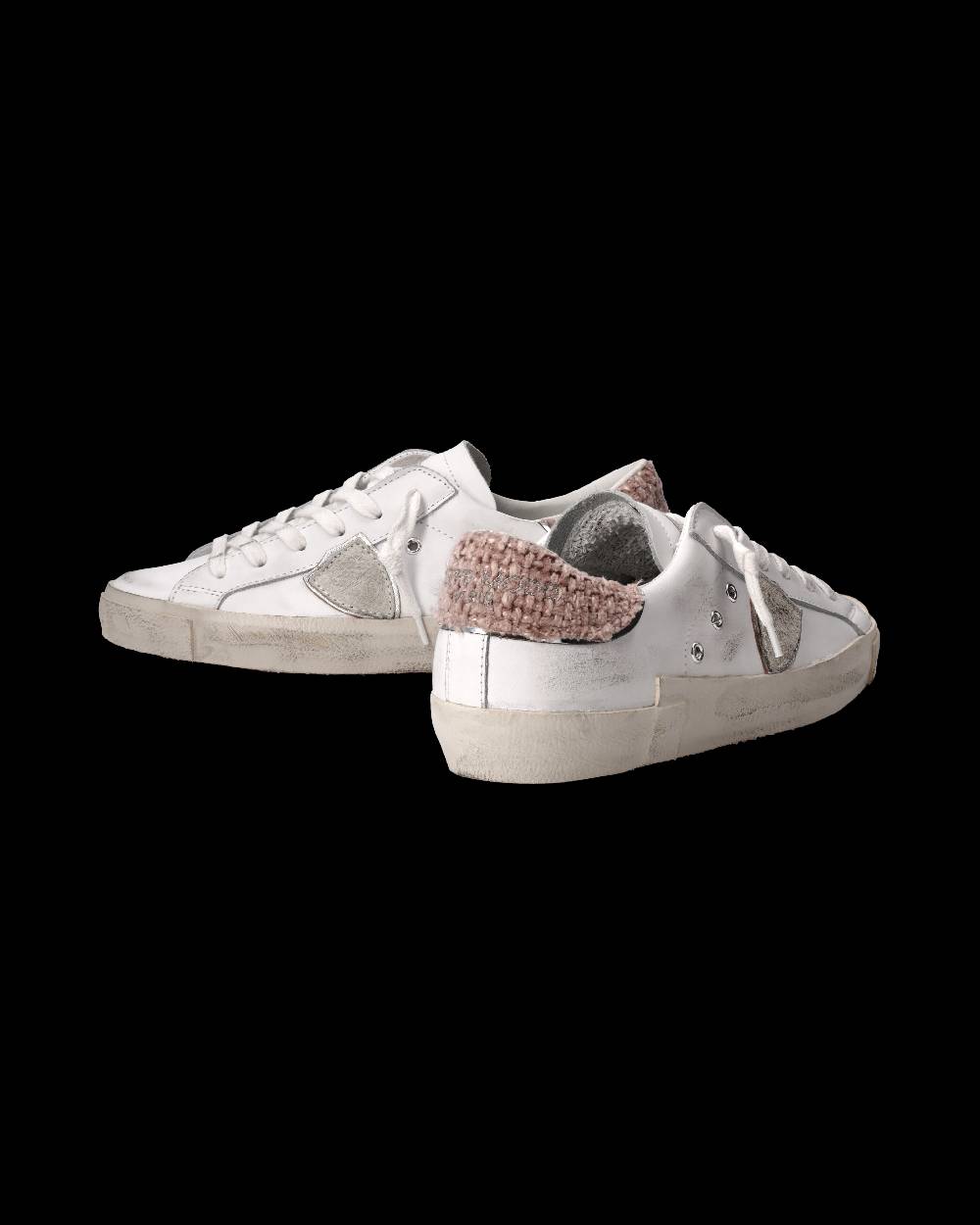 Philippe Model Sneaker Prsx Donna, Bianco e Rosa Moda