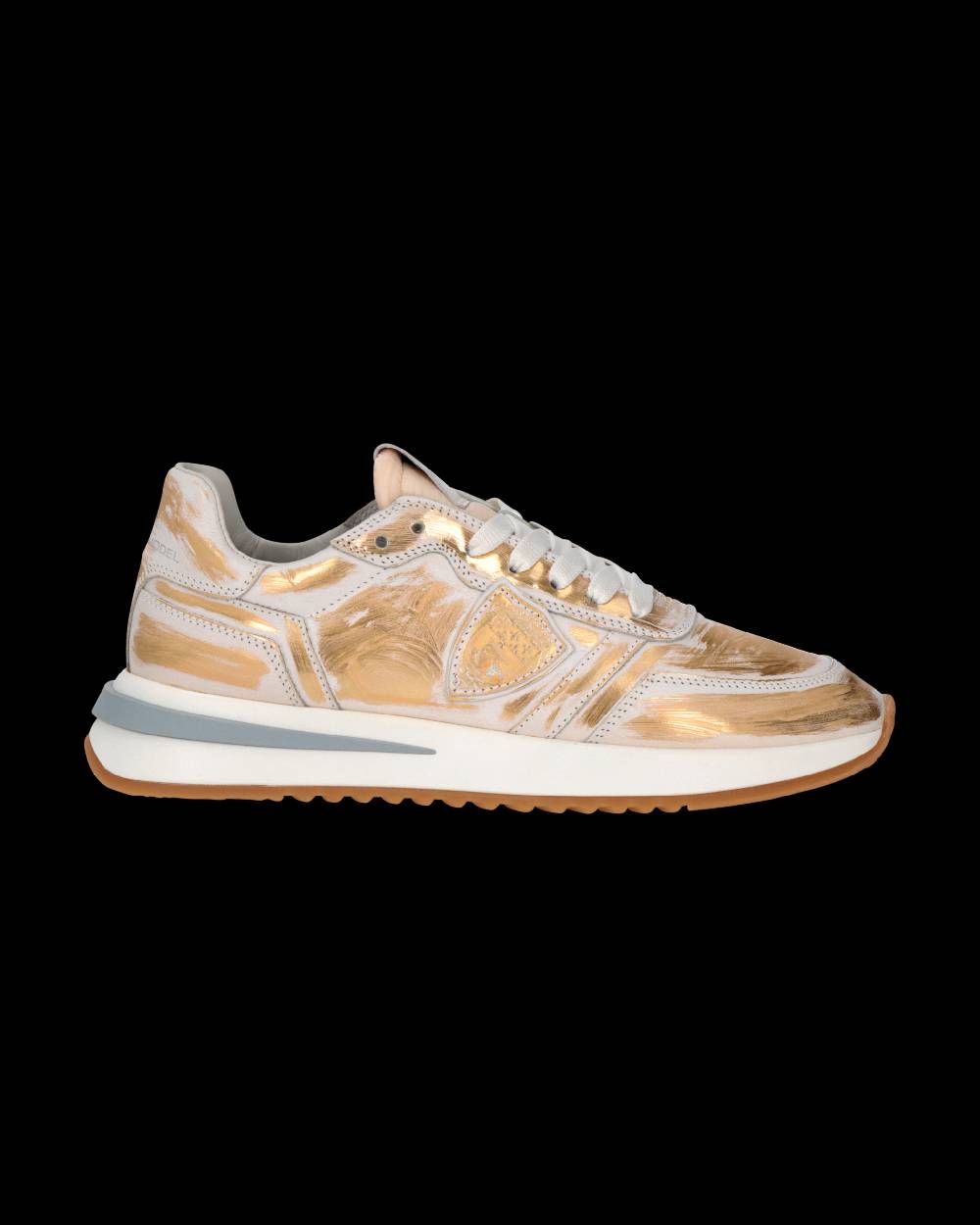 Philippe Model Sneaker Tropez 2.1 Donna, Bianco e Oro In Linea