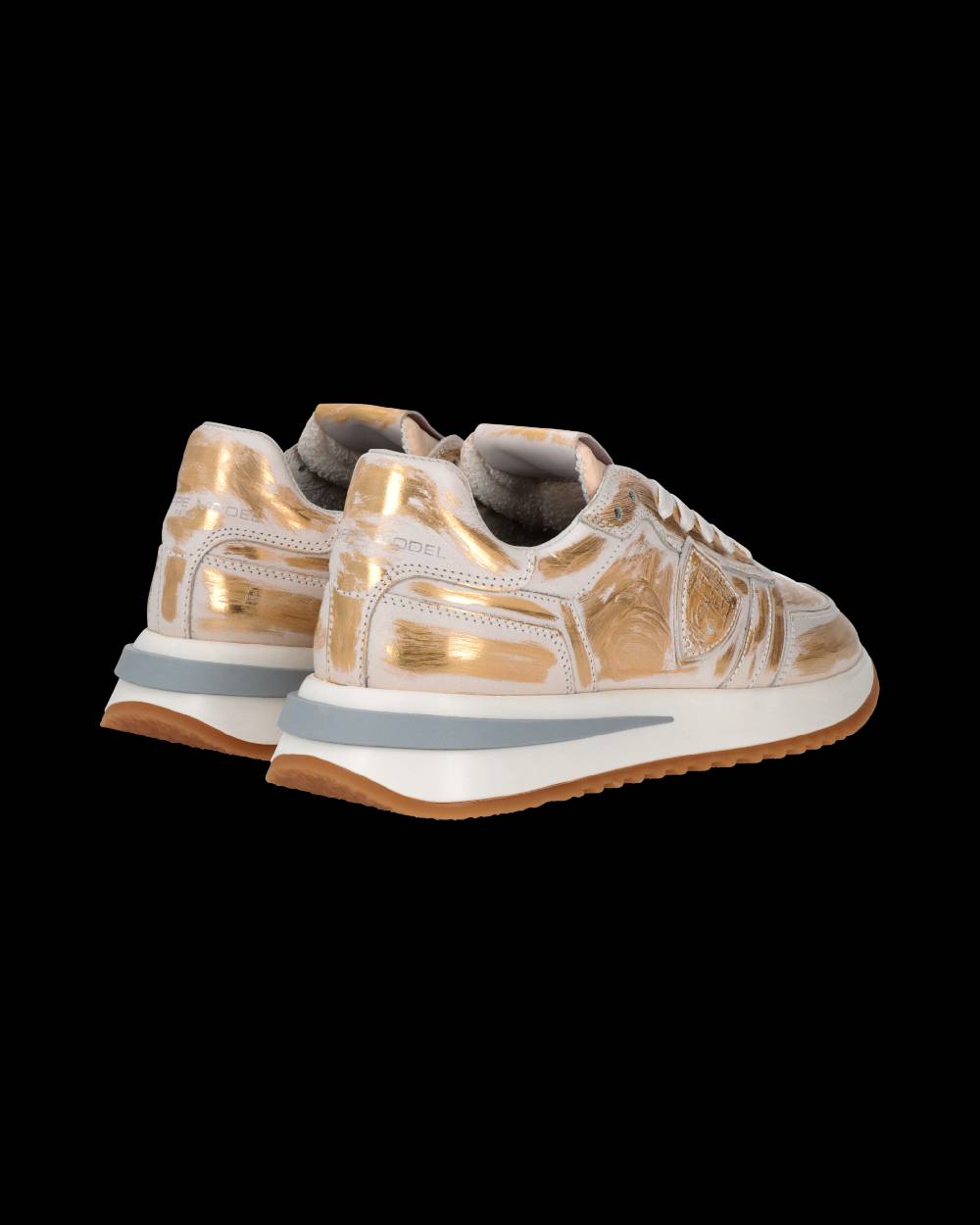Philippe Model Sneaker Tropez 2.1 Donna, Bianco e Oro In Linea