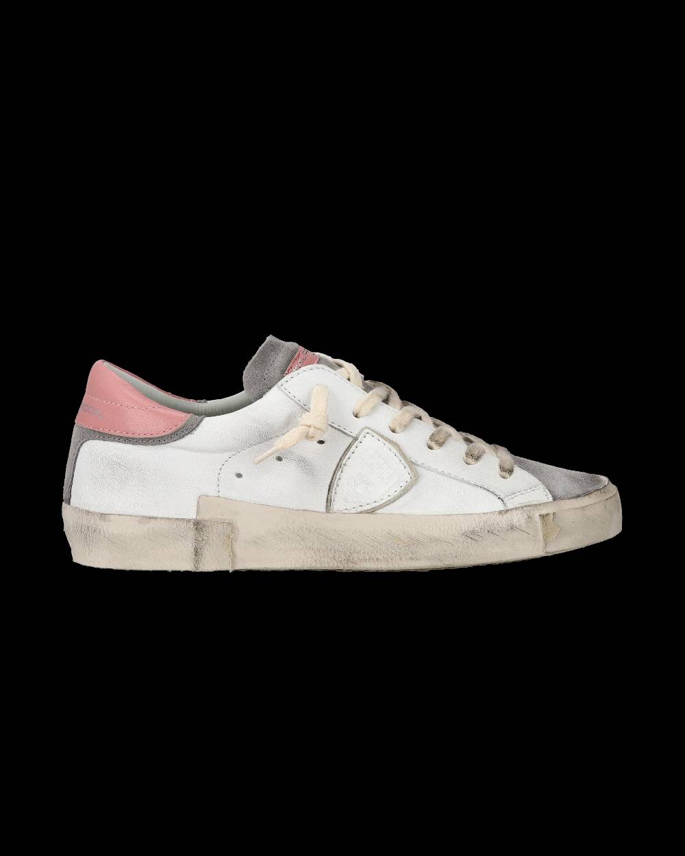 Philippe Model Sneaker casual Prsx da donna in pelle - Antracite e bianco Negozi Online